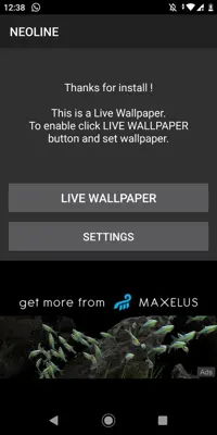 NEOLINE LiveWallpaper android App screenshot 0